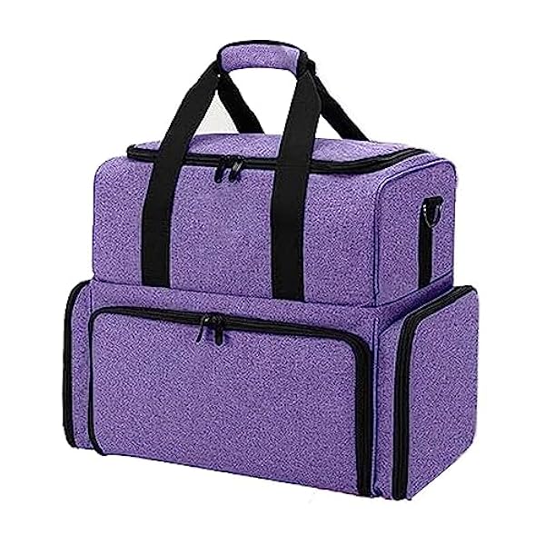 MagiDeal Custodia per smalto per unghie Borsa per asciugare le unghie Borsa per attrezzi per nail art, con manico, custodia per il trasporto del porta smalto